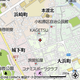 日本キリスト教団天草平安教会周辺の地図