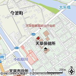 熊本県天草教育事務所　指導課周辺の地図