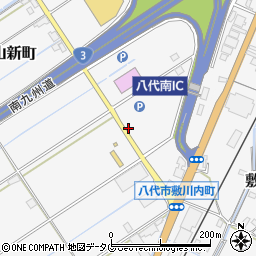 株式会社日本リース　八代営業所周辺の地図