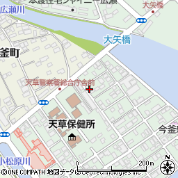 天草・パール観光タクシー　本渡営業所周辺の地図