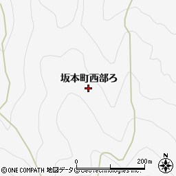 熊本県八代市坂本町西部ろ周辺の地図