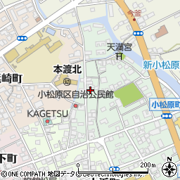 熊本県天草市小松原町20-9周辺の地図