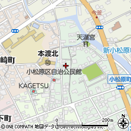 熊本県天草市小松原町20-10周辺の地図