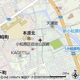 熊本県天草市小松原町20周辺の地図