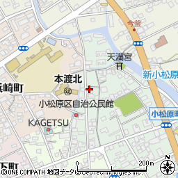 熊本県天草市小松原町20-12周辺の地図