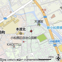 熊本県天草市小松原町21-7周辺の地図