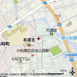 熊本県天草市小松原町21-14周辺の地図