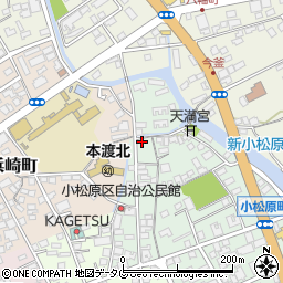 熊本県天草市小松原町21-15周辺の地図