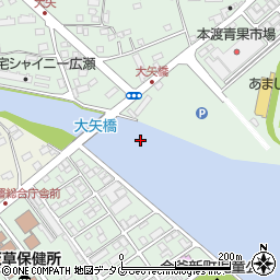 大矢橋周辺の地図