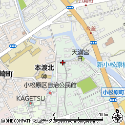 熊本県天草市小松原町21-1周辺の地図