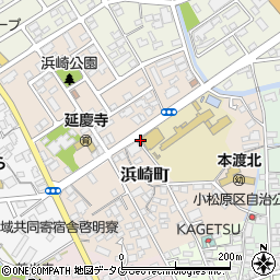 熊本県天草市浜崎町周辺の地図