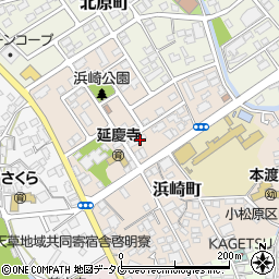 熊本県天草市浜崎町13-19周辺の地図