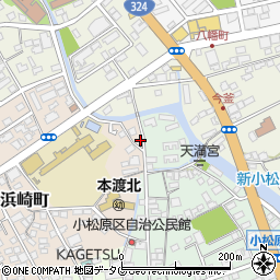 熊本県天草市浜崎町2-8周辺の地図