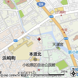 熊本県天草市浜崎町2-3周辺の地図