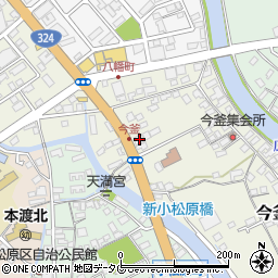 熊本県天草市今釜町12-27周辺の地図