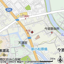 熊本県天草市今釜町12-21周辺の地図