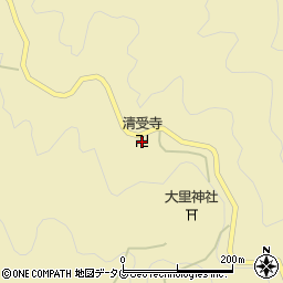 清受寺周辺の地図