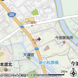 熊本県天草市今釜町12-29周辺の地図