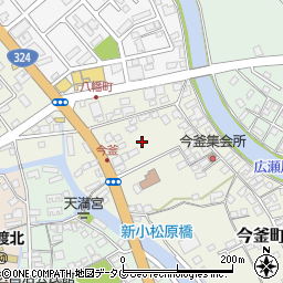 熊本県天草市今釜町12周辺の地図