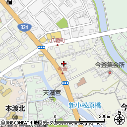 熊本県天草市今釜町12-39周辺の地図