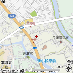 熊本県天草市今釜町12-41周辺の地図
