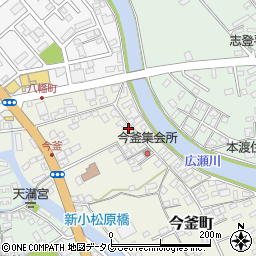 熊本県天草市今釜町12-7周辺の地図