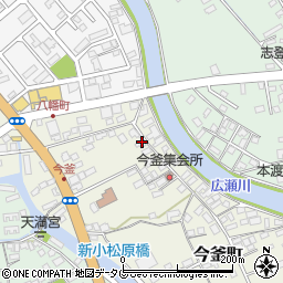 熊本県天草市今釜町12-5周辺の地図