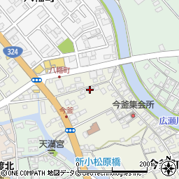 熊本県天草市今釜町12-44周辺の地図