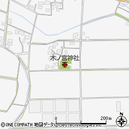 木ノ宮神社周辺の地図