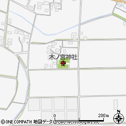 木ノ宮神社周辺の地図