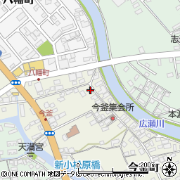 熊本県天草市今釜町12-2周辺の地図