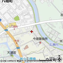 熊本県天草市今釜町12-1周辺の地図
