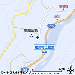鶴富屋敷周辺の地図