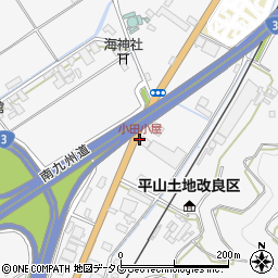 小田小屋周辺の地図