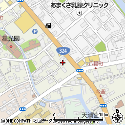 熊本県天草市北原町1周辺の地図