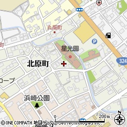 熊本県天草市北原町周辺の地図