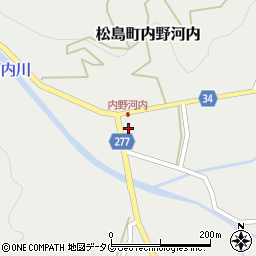 熊本県上天草市松島町内野河内623周辺の地図