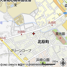 熊本県天草市北原町12-21周辺の地図