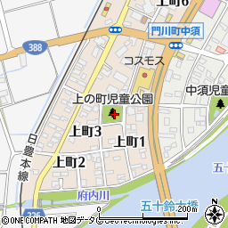 上ノ町街区公園周辺の地図