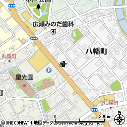 熊本県天草市八幡町3-7周辺の地図