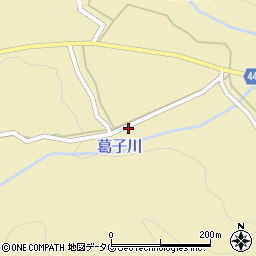 葛子川周辺の地図