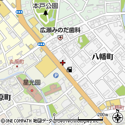 トヨタレンタリース熊本天草店周辺の地図