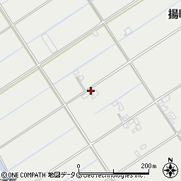 熊本県八代市揚町677-1周辺の地図