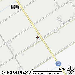 熊本県八代市揚町462周辺の地図