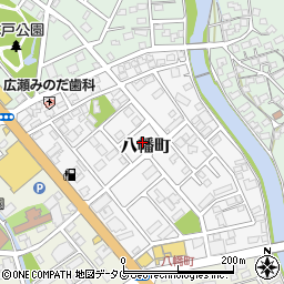 熊本県天草市八幡町16周辺の地図