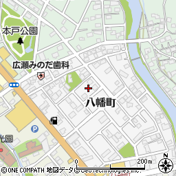 熊本県天草市八幡町17周辺の地図