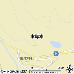 熊本県天草市本町本周辺の地図