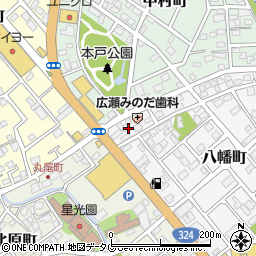 熊本県天草市八幡町4周辺の地図