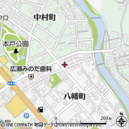 熊本県天草市八幡町21-31周辺の地図