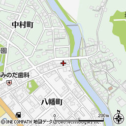 熊本県天草市八幡町21-15周辺の地図